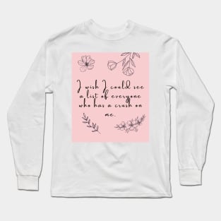 Copy of The Feminine Urge to Be Nice Quote Long Sleeve T-Shirt